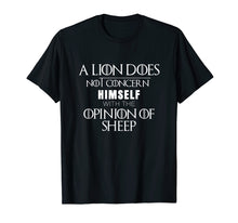 Load image into Gallery viewer, Funny shirts V-neck Tank top Hoodie sweatshirt usa uk au ca gifts for Lion does not concern With Opinion Of Sheep Shirt 1455921
