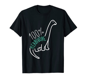 Funny shirts V-neck Tank top Hoodie sweatshirt usa uk au ca gifts for 100% Herbivore Vegan Tee - Funny Cute Dinosaur Vegan T Shirt 1372581