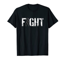 Load image into Gallery viewer, Funny shirts V-neck Tank top Hoodie sweatshirt usa uk au ca gifts for Mens Fight Melanoma Skin Cancer Shirt - Awareness Ribbon Tee 248501
