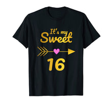 Load image into Gallery viewer, Funny shirts V-neck Tank top Hoodie sweatshirt usa uk au ca gifts for It&#39;s My Sweet 16 Birthday Shirt 16th Birthday Party T Shirt 2075708
