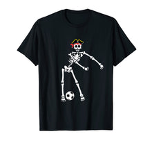 Load image into Gallery viewer, Funny shirts V-neck Tank top Hoodie sweatshirt usa uk au ca gifts for Pirate Skeleton Soccer Halloween Tshirt Flossing Dance Kids 1534625

