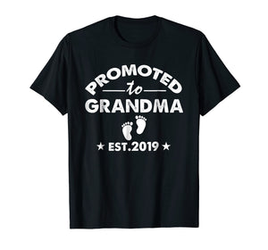 Funny shirts V-neck Tank top Hoodie sweatshirt usa uk au ca gifts for Promoted to Grandma est 2019 T-shirt 1056741