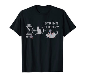 String Theory Cat Yarn Color TShirt For Women Men