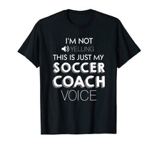 Load image into Gallery viewer, Funny shirts V-neck Tank top Hoodie sweatshirt usa uk au ca gifts for This Is Just My Soccer Coach Voice Shirts Soccer Coach Gifts 2657772
