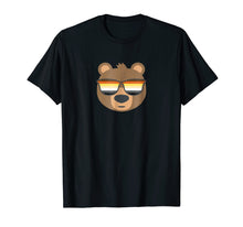 Load image into Gallery viewer, Funny shirts V-neck Tank top Hoodie sweatshirt usa uk au ca gifts for Mens Gay Bear Wearing Bear Pride LGBTQ Flag Sunglasses T-Shirt 546935
