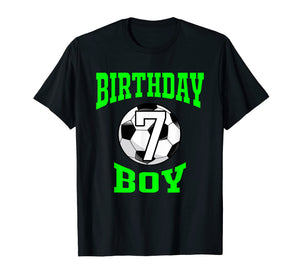 Funny shirts V-neck Tank top Hoodie sweatshirt usa uk au ca gifts for 7th Birthday Boy Shirt - Soccer T- Shirt 7 years old kid 1786841