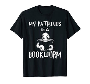 Funny shirts V-neck Tank top Hoodie sweatshirt usa uk au ca gifts for My Patronus Is A Bookworm T Shirts Gift Funny For Book Lover 2033658