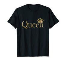 Load image into Gallery viewer, Funny shirts V-neck Tank top Hoodie sweatshirt usa uk au ca gifts for Queen Golden Crown Birthday T-Shirt 2049873
