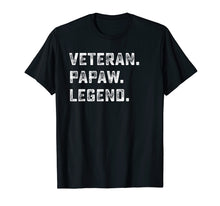 Load image into Gallery viewer, Funny shirts V-neck Tank top Hoodie sweatshirt usa uk au ca gifts for Family Gifts For Papa Veteran Papaw Legend Shirt 1703335

