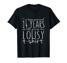 Load image into Gallery viewer, Funny shirts V-neck Tank top Hoodie sweatshirt usa uk au ca gifts for 14th Year Anniversary Shirt Fourteen Year Wedding Married 1487901
