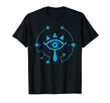 Load image into Gallery viewer, Zelda Breath Of The Wild Sheikah Eye Logo Graphic T-Shirt
