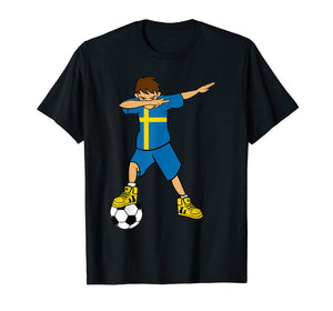 Funny shirts V-neck Tank top Hoodie sweatshirt usa uk au ca gifts for Dabbing Soccer Boy T Shirt Sweden Swedish Football 2781653