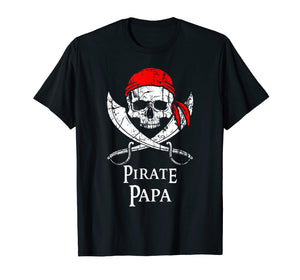 Funny shirts V-neck Tank top Hoodie sweatshirt usa uk au ca gifts for Pirate Papa Father Family Jolly Roger Skull T-Shirt 2025663
