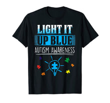 Load image into Gallery viewer, Funny shirts V-neck Tank top Hoodie sweatshirt usa uk au ca gifts for Light It Up Blue Autism Awareness Shirt Support Autism Kids 871358
