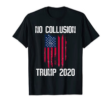 Load image into Gallery viewer, Funny shirts V-neck Tank top Hoodie sweatshirt usa uk au ca gifts for Vintage No Collusion Shirt USA Flag Pro Trump 2020 T Shirt 4619975
