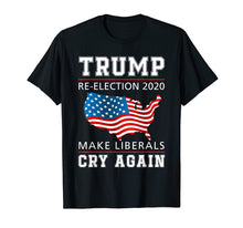 Load image into Gallery viewer, Funny shirts V-neck Tank top Hoodie sweatshirt usa uk au ca gifts for Trump 2020 Shirt I Voted Trump Flag Tee MAGA Shirt 1597853
