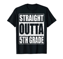 Load image into Gallery viewer, Straight Outta 5th Grade T-Shirt 2019 Graduation Shirt
