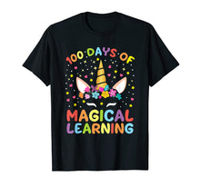 Load image into Gallery viewer, Funny shirts V-neck Tank top Hoodie sweatshirt usa uk au ca gifts for Happy 100 Days Of School Magical Learning Shirt Unicorn Gift 1444184
