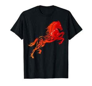 Funny shirts V-neck Tank top Hoodie sweatshirt usa uk au ca gifts for Red horse sunset t shirt horse lovers 2389055