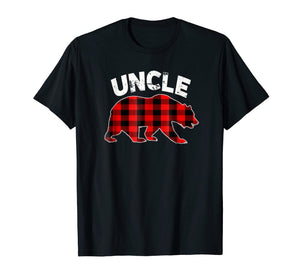 Funny shirts V-neck Tank top Hoodie sweatshirt usa uk au ca gifts for Red Plaid Uncle Bear Buffalo Matching Family Pajama T-Shirt 2119200