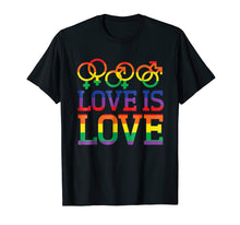 Load image into Gallery viewer, Funny shirts V-neck Tank top Hoodie sweatshirt usa uk au ca gifts for Love Is Love Rainbow t-shirt - Gay Lesbian Pride Shirts 1538657
