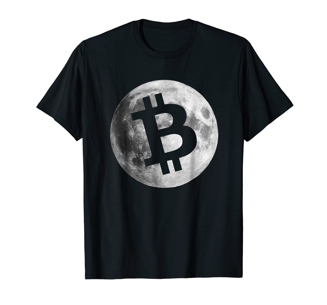 Funny shirts V-neck Tank top Hoodie sweatshirt usa uk au ca gifts for Mens Bitcoin Logo Moon Shirt Cryptocurrency Money Gift Geek 2077625