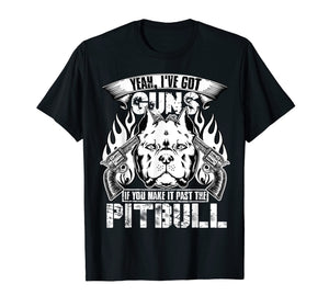 Funny shirts V-neck Tank top Hoodie sweatshirt usa uk au ca gifts for I've Got Guns If You Make It Past The Pitbull T Shirt 4141218