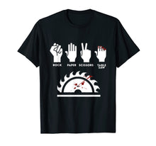 Load image into Gallery viewer, Funny shirts V-neck Tank top Hoodie sweatshirt usa uk au ca gifts for Rock Paper Scissors Table Saw Funny Carpenter T-Shirt 2838180
