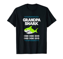 Load image into Gallery viewer, Grandpa Shark T-Shirt Doo Doo Grandma Mommy Daddy Baby Tee
