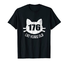 Load image into Gallery viewer, Funny shirts V-neck Tank top Hoodie sweatshirt usa uk au ca gifts for 176 Cat Years Old T-Shirt 40th Birthday Gift For Cat Lovers 1974946
