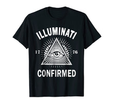 Load image into Gallery viewer, Funny shirts V-neck Tank top Hoodie sweatshirt usa uk au ca gifts for ILLUMINATI CONFIRMED TSHIRT, ALL SEEING EYE SHIRT 1913942
