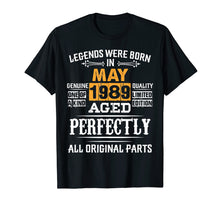 Load image into Gallery viewer, Funny shirts V-neck Tank top Hoodie sweatshirt usa uk au ca gifts for Legends Born In May 1989 Vintage 30th 30 Birthday Shirt Gift 667717
