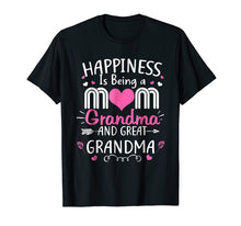 Load image into Gallery viewer, Funny shirts V-neck Tank top Hoodie sweatshirt usa uk au ca gifts for Happiness Is Being A Mom Great Grandma T shirt Women Mother 683561
