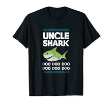 Load image into Gallery viewer, Uncle Shark T-Shirt Doo Doo Mommy Auntie Daddy Baby Tee
