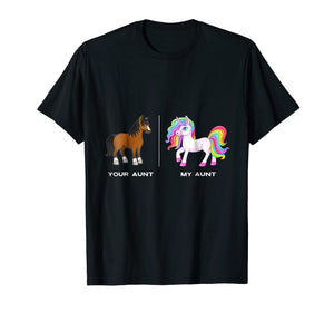 Funny shirts V-neck Tank top Hoodie sweatshirt usa uk au ca gifts for Your Aunt My Aunt Horse Unicorn Shirt Funny Aunt 2708122