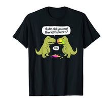 Load image into Gallery viewer, Funny shirts V-neck Tank top Hoodie sweatshirt usa uk au ca gifts for Funny Dinosaur T-Shirt Did you eat last Unicorn tee 228223
