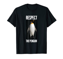 Load image into Gallery viewer, Respect The Penguin Funny Aquatic Flightless Bird T-Shirt
