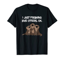 Load image into Gallery viewer, Funny shirts V-neck Tank top Hoodie sweatshirt usa uk au ca gifts for Love Otters Tee | Funny T-Shirt Gifts for Otters Lovers 1298557
