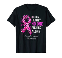 Load image into Gallery viewer, Funny shirts V-neck Tank top Hoodie sweatshirt usa uk au ca gifts for Breast Cancer Awareness No One Fights Alone T Shirt 986841

