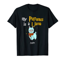 Load image into Gallery viewer, My Patronus Is A Llama Love Funny Llama Lover Stuff T Shirt
