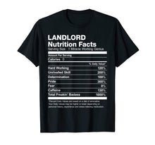 Load image into Gallery viewer, Funny shirts V-neck Tank top Hoodie sweatshirt usa uk au ca gifts for Landlord Nutrition Facts Funny Gift T-Shirt 3641849

