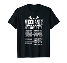 Load image into Gallery viewer, Funny Auto Mechanic Hourly Rate - Best Gift Idea T-Shirt
