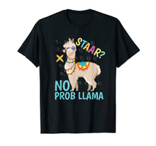 Load image into Gallery viewer, Funny shirts V-neck Tank top Hoodie sweatshirt usa uk au ca gifts for STAAR Test No Prob Llama Teacher Exam Testing T-Shirt Gifts 2047531
