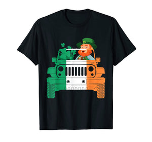 Funny shirts V-neck Tank top Hoodie sweatshirt usa uk au ca gifts for Leprechaun-Jeep St Patricks Day Mens Short Sleeve Tshirt 2696060