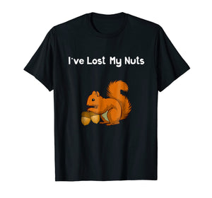 Funny shirts V-neck Tank top Hoodie sweatshirt usa uk au ca gifts for Funny Vasectomy Ive Lost My Nuts Squirrel Gift T-shirt 865397