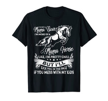 Load image into Gallery viewer, Funny shirts V-neck Tank top Hoodie sweatshirt usa uk au ca gifts for Not A Mama Bear More Of A Mama Horse Tshirt For Horse Lovers 1244588
