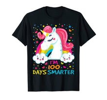 Load image into Gallery viewer, Funny shirts V-neck Tank top Hoodie sweatshirt usa uk au ca gifts for Adorable 100th Day of School Unicorn Shirt, 100 Days Smarter 1532105
