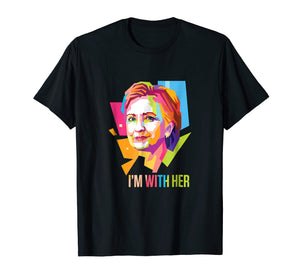 Funny shirts V-neck Tank top Hoodie sweatshirt usa uk au ca gifts for Hillary Clinton- Im With Her T-Shirt 719206