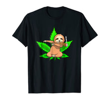 Load image into Gallery viewer, Funny shirts V-neck Tank top Hoodie sweatshirt usa uk au ca gifts for Dab Sloth With A Blunt Gifts Tee T Shirt 2850789
