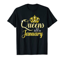 Load image into Gallery viewer, Funny shirts V-neck Tank top Hoodie sweatshirt usa uk au ca gifts for Queens Are Born In January Women Birthday T-Shirt 2539205
